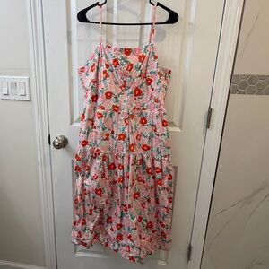 Floral Pink Sundress - Free Assembly